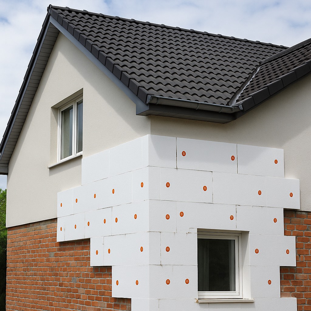 Façade isolante en Moselle